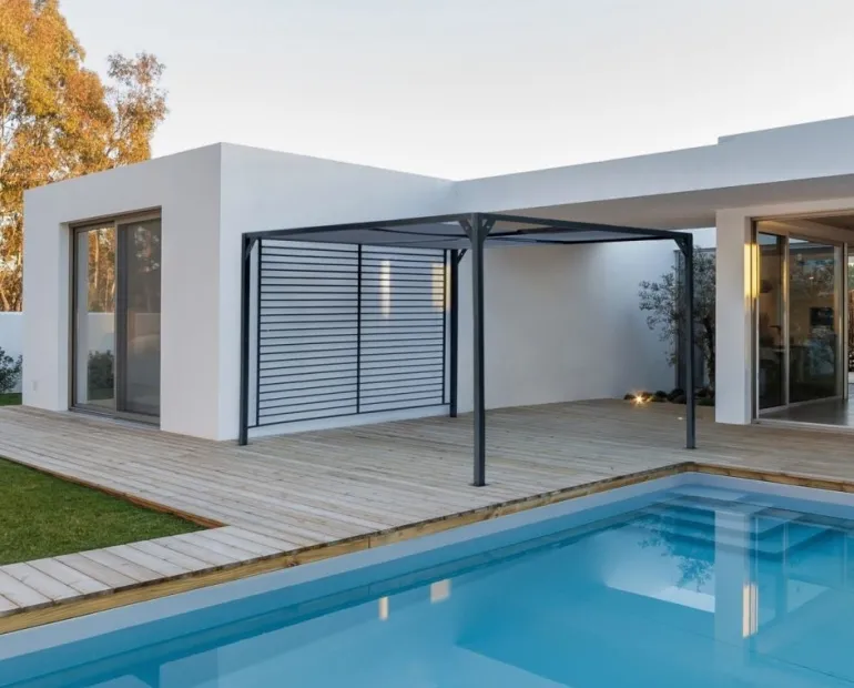 GAZEBO IN ALLUMINIO 3X3.6 ANTRACITE LH32 - NOAH