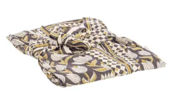 KIMONO CALAIS NERO C-TULIPANO-ROMBO