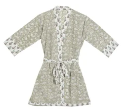 KIMONO HELOISE BIIANCO-VERDE