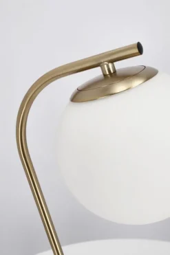 LAMPADA TAV. DELPHINE DORATO H51