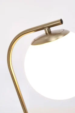 LAMPADA TAV. DELPHINE DORATO H51