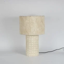 LAMPADA TAV. DEVANG CHECK BEIGE H57