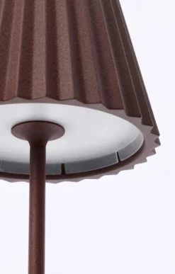 LAMPADA TAV. LED ARTIKA MARRONE H36