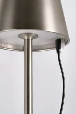 LAMPADA TAV. LED ETNA ARGENTO H38