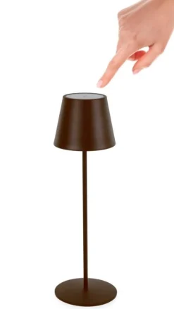 LAMPADA TAV. LED ETNA MARRONE H38