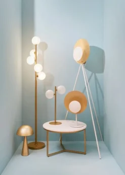 LAMPADA TAV. MODERN ORO H36.5