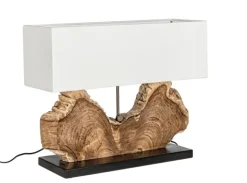 LAMPADA TAV. NAGA BIANCO H55