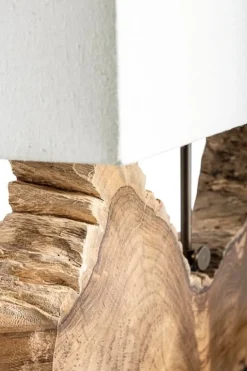 LAMPADA TAV. NAGA BIANCO H55