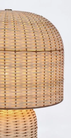 LAMPADA TAV. SIKKIM RATTAN H61