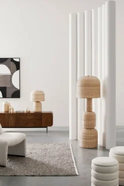 LAMPADA TAV. SIKKIM RATTAN H61