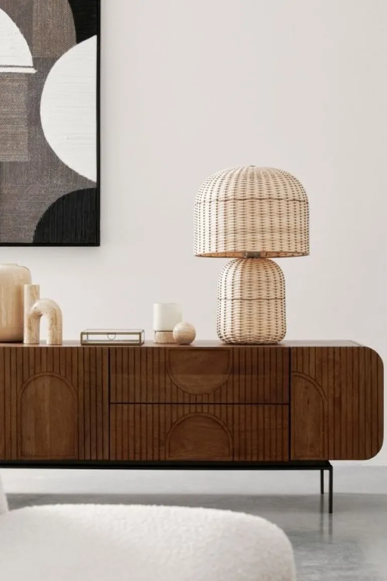 LAMPADA TAV. SIKKIM RATTAN H61