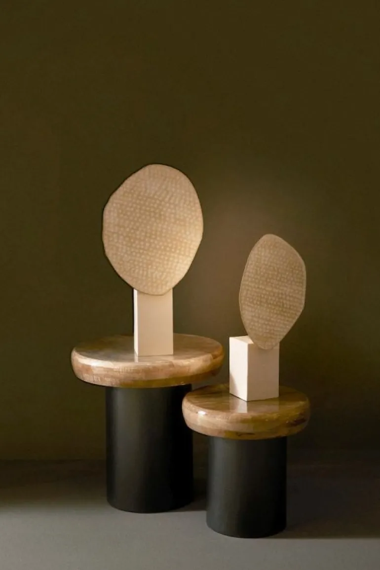 LAMPADA TAVOLO NEEV BEIGE H46