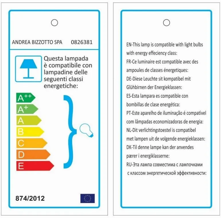 LAMPADARIO AMISH CIRCLE BRASS