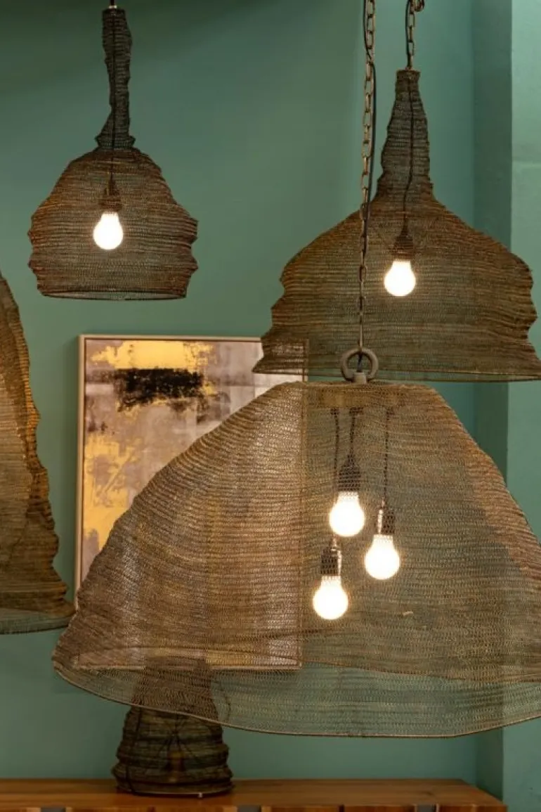 LAMPADARIO AMISH LOP BRASS