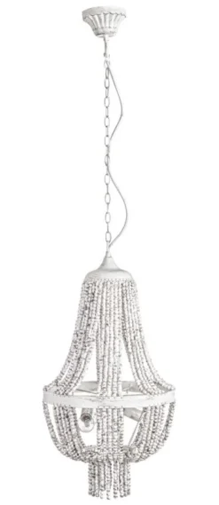 LAMPADARIO CORONA 3LUCI DROP BIA ANT