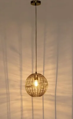 LAMPADARIO INAY TONDO NERO D25