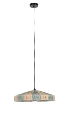 LAMPADARIO KANDA NATURALE AZZURRO D50