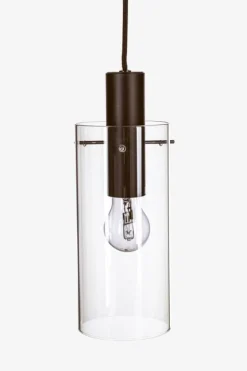 LAMPADARIO 1LUCE AGLOW TRASP-NERO