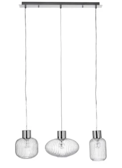 LAMPADARIO 3LUCI SHOWY RETT TRASP-ARG