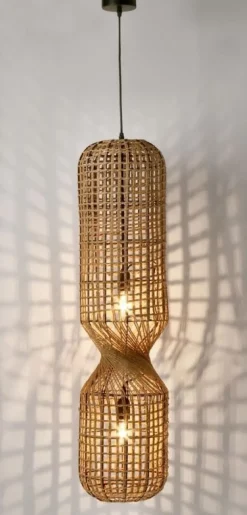 LAMPADARIO MALABO NATURALE H103