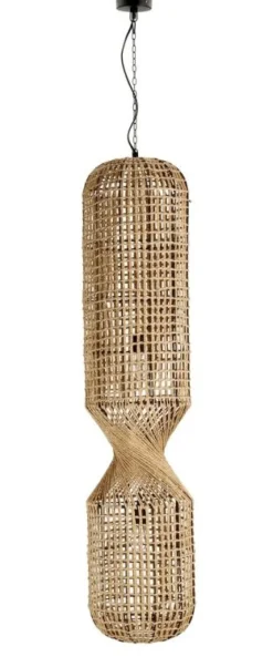 LAMPADARIO MALABO NATURALE H132