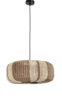 LAMPADARIO MALI BEIGE GRIGIO MARR D50,5