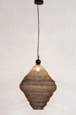 LAMPADARIO ODISSA ROMBO ORO D58