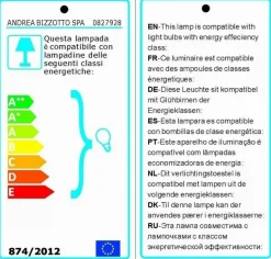 LAMPADARIO SUN RATTAN GIALLO-ARANCIO