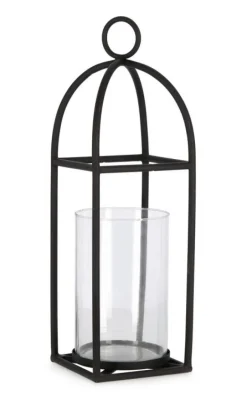 LANTERNA SIWAN 1M NERO TRASP H48