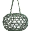 LANTERNA SOSPESA MACRAME VERDE H70