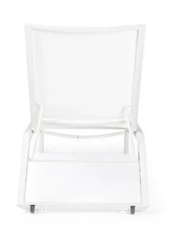 LETTINO CON RUOTE IN ALLUMINIO BIANCO GK50 - CRUISE