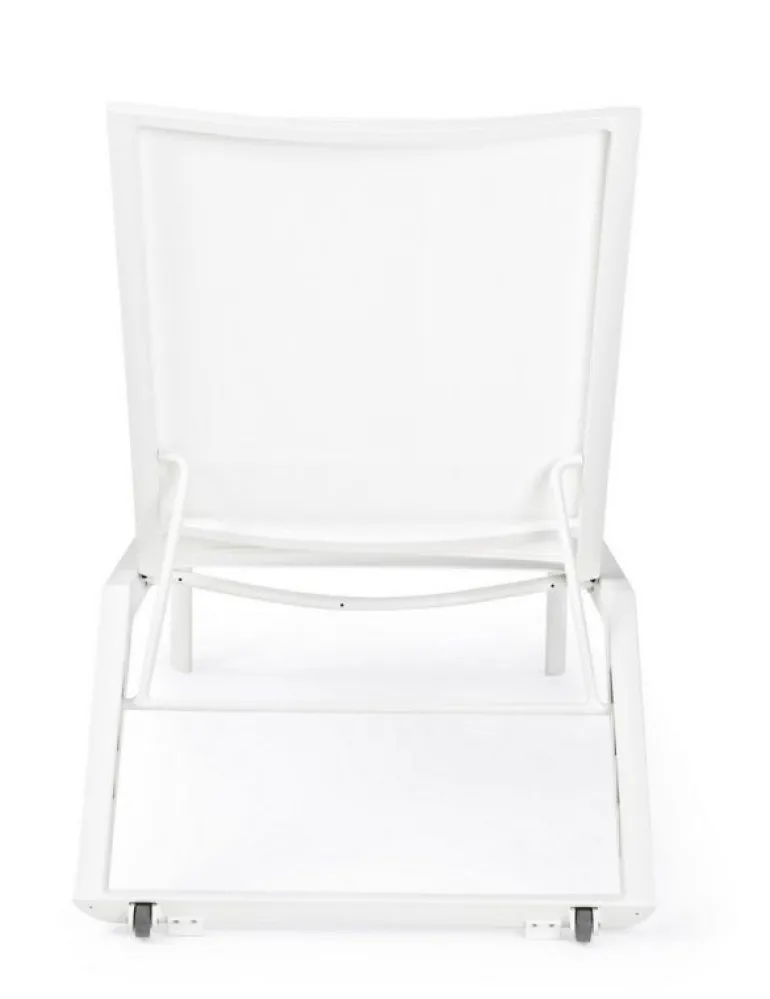 LETTINO CON RUOTE IN ALLUMINIO BIANCO GK50 - CRUISE