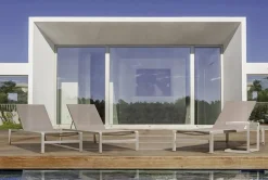 LETTINO CON RUOTE IN ALLUMINIO IMPILABILE - KONNOR RASTIN