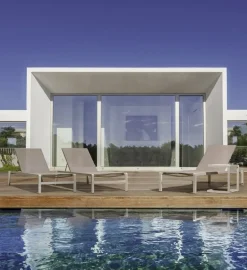 LETTINO CON RUOTE IN ALLUMINIO IMPILABILE - KONNOR RASTIN