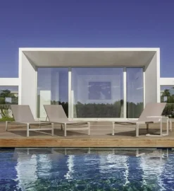 LETTINO CON RUOTE IN ALLUMINIO IMPILABILE - KONNOR RASTIN