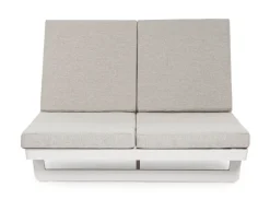 LETTINO DOPPIO IN ALLUMINIO BIANCO WG20 - INFINITY