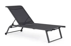 LETTINO IN ALLUMINIO CON RUOTE ANTRACITE - TAYLOR