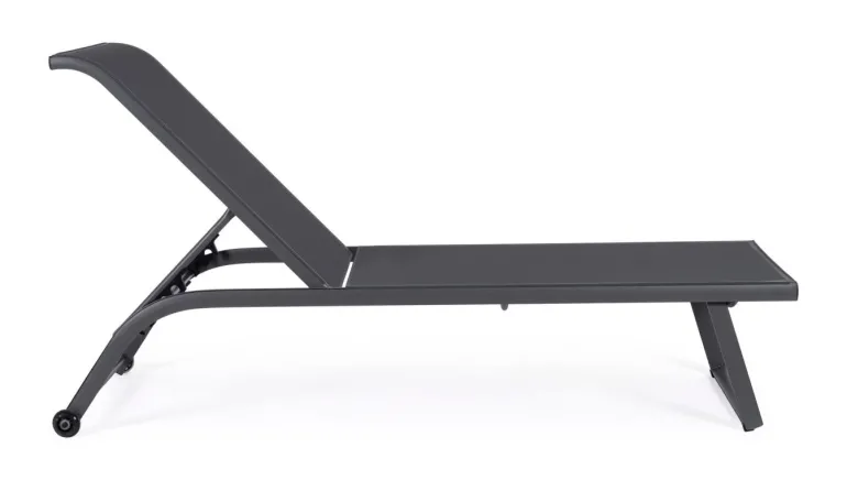 LETTINO IN ALLUMINIO CON RUOTE ANTRACITE - TAYLOR