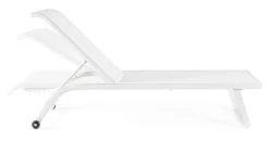 LETTINO IN ALLUMINIO CON RUOTE BIANCO - TAYLOR