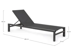 LETTINO IN ALLUMINIO CON RUOTE ANTRACITE YK13 - SKIPPER NEW