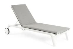 LETTINO IN ALLUMINIO CON RUOTE BIANCO WG20 - JALISCO