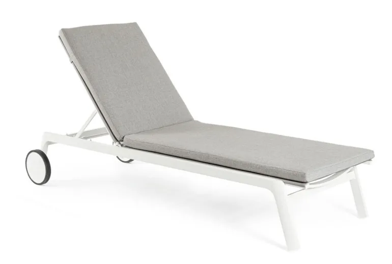 LETTINO IN ALLUMINIO CON RUOTE BIANCO WG20 - JALISCO