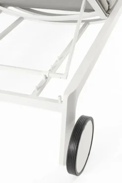 LETTINO IN ALLUMINIO CON RUOTE BIANCO WG20 - JALISCO