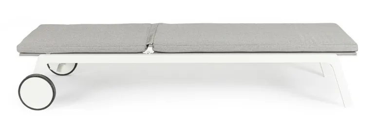 LETTINO IN ALLUMINIO CON RUOTE BIANCO WG20 - JALISCO