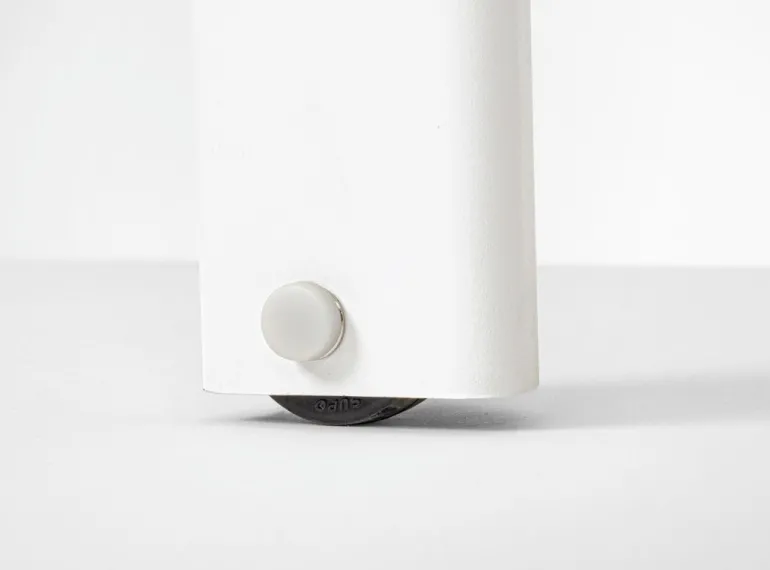 LETTINO IN ALLUMINIO CON RUOTE BIANCO YK11 - SKIPPER NEW