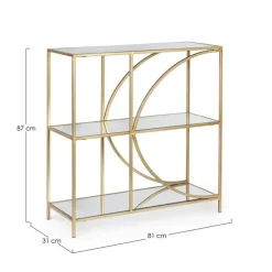 LIBRERIA BASSA IN METALLO - ELENOR