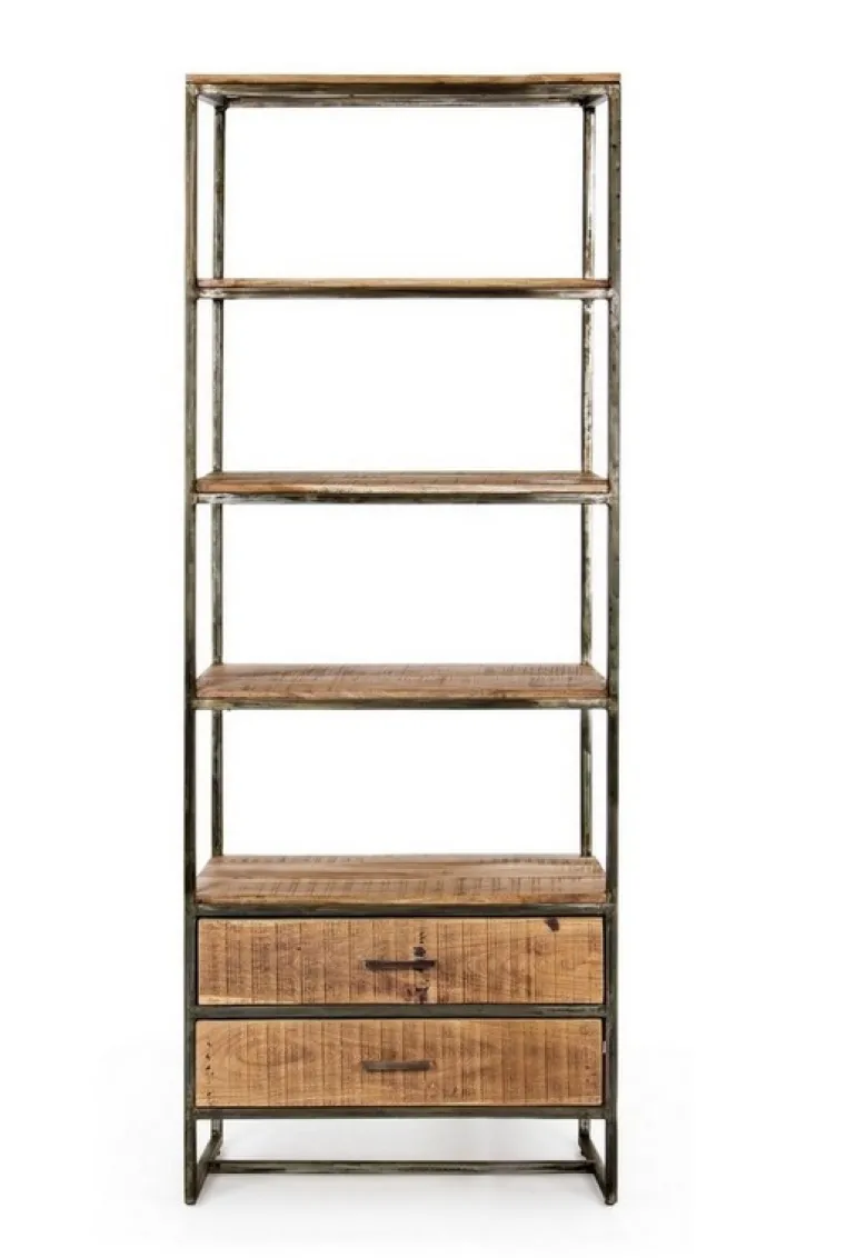 LIBRERIA IN LEGNO 2 CASSETTI - ELMER