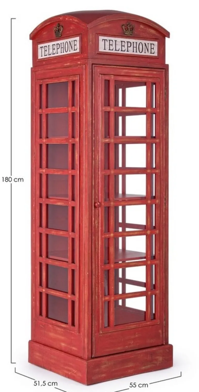 LIBRERIA IN LEGNO - RED CABIN