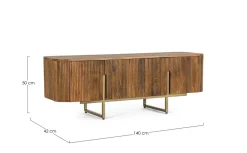 MOBILE PORTA TV 4 ANTE IN LEGNO - VILAS