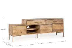 MOBILE PORTA TV IN LEGNO - JAIDEV